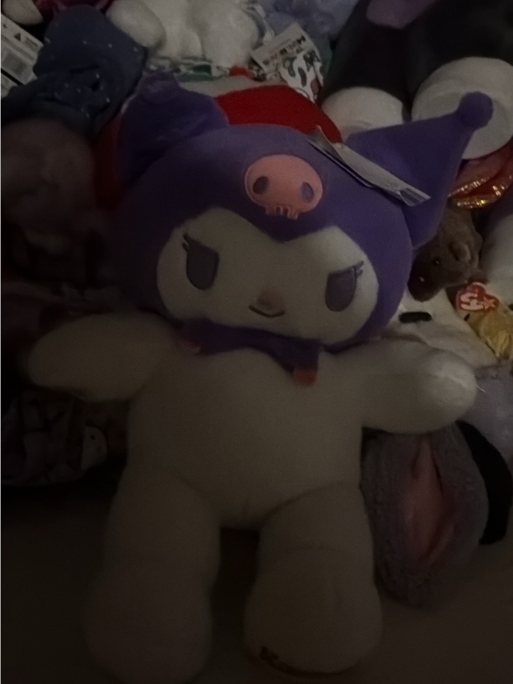 Sanrio Kuromi Plush — Purple Hood